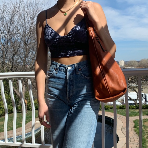 Large orange tote bag - Picture 4 of 6